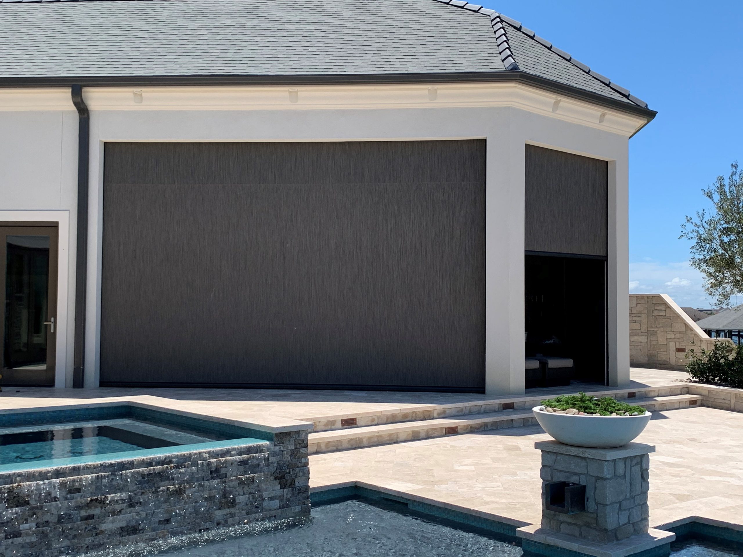 Residential hurricane screen installation